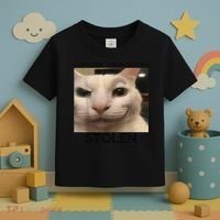 Funny Silly Cat Sarcastic Saying Funny Cat Toddler T-Shirt thumb 3