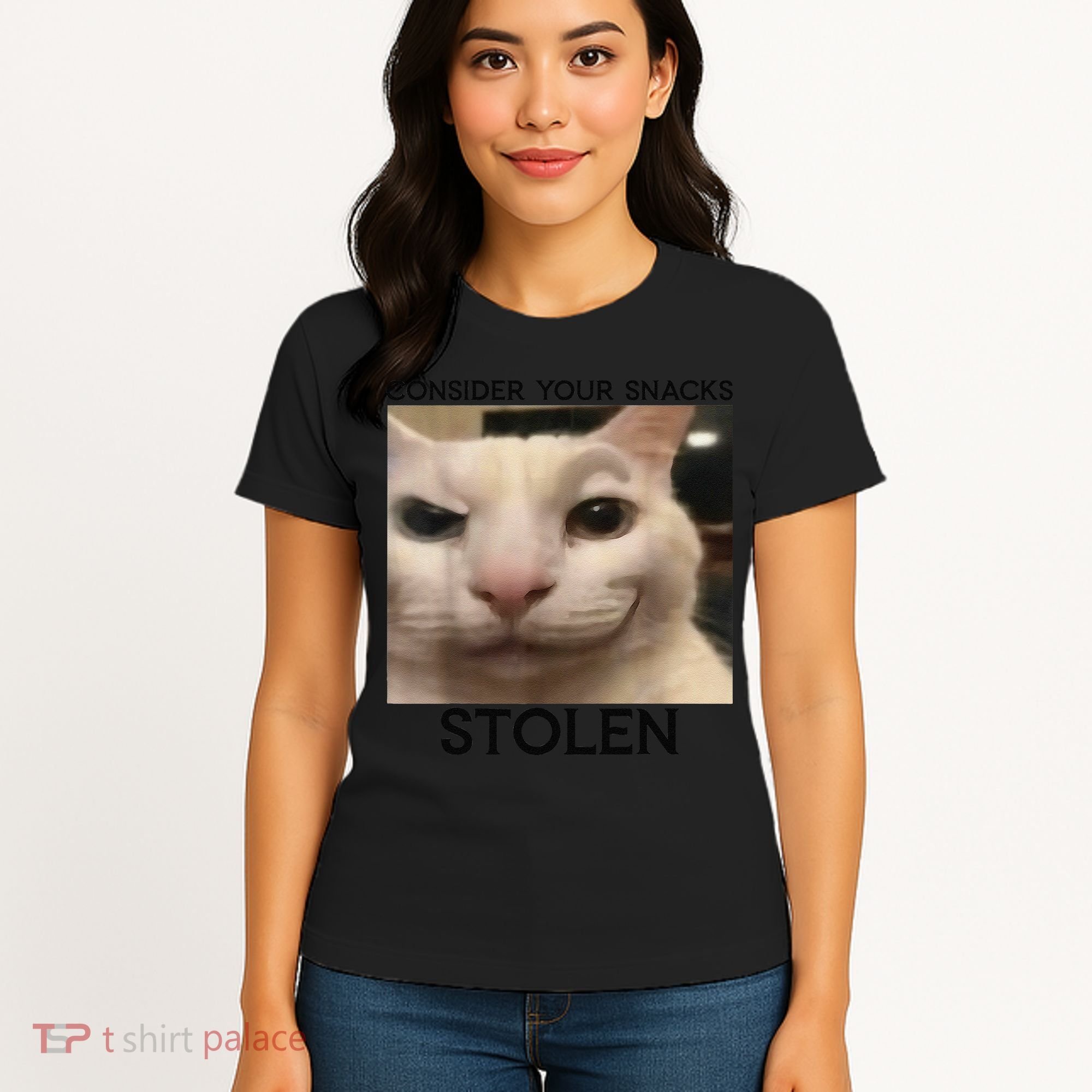 Funny Silly Cat Sarcastic Saying Funny Cat Women's T-Shirt