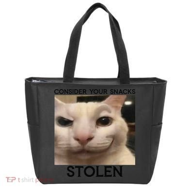 Funny Silly Cat Sarcastic Saying Funny Cat Tote Bag