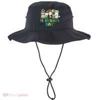 Funny St Catrick's Day St Patrick's Day Cats Bucket Hat thumb 0
