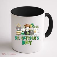 Funny St Catrick's Day St Patrick's Day Cats Coffee Mug thumb 1