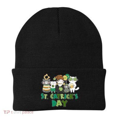 Funny St Catrick's Day St Patrick's Day Cats Beanie