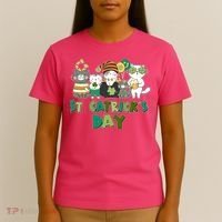 Funny St Catrick's Day St Patrick's Day Cats T-Shirt thumb 4