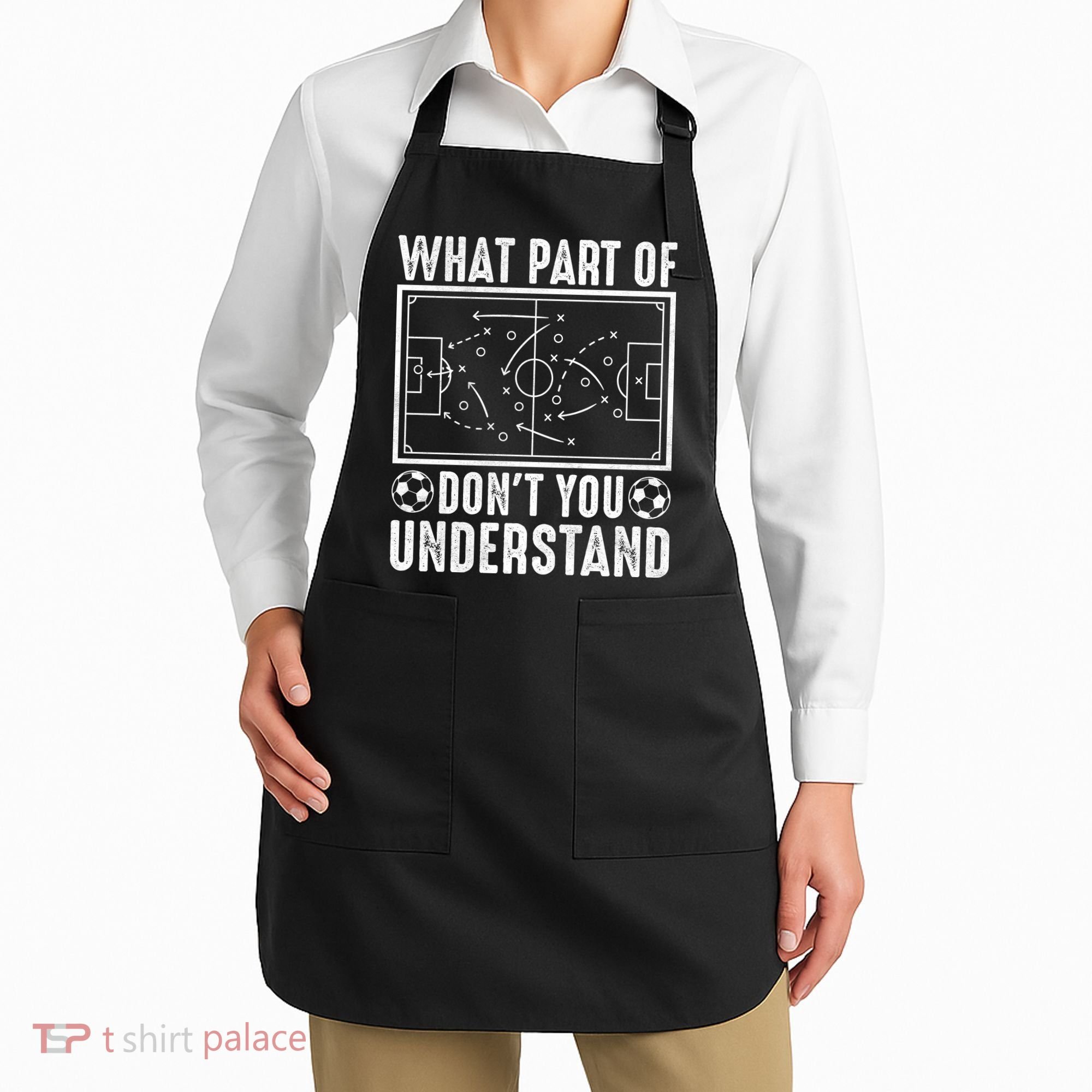 Funny Soccer Coach Gift What Part Don't You Understand Apron