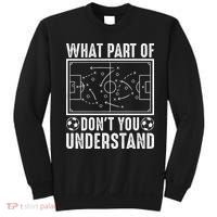 Funny Soccer Coach Gift What Part Don't You Understand Sweatshirt thumb 0