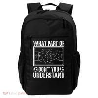 Funny Soccer Coach Gift What Part Don't You Understand Backpack thumb 0