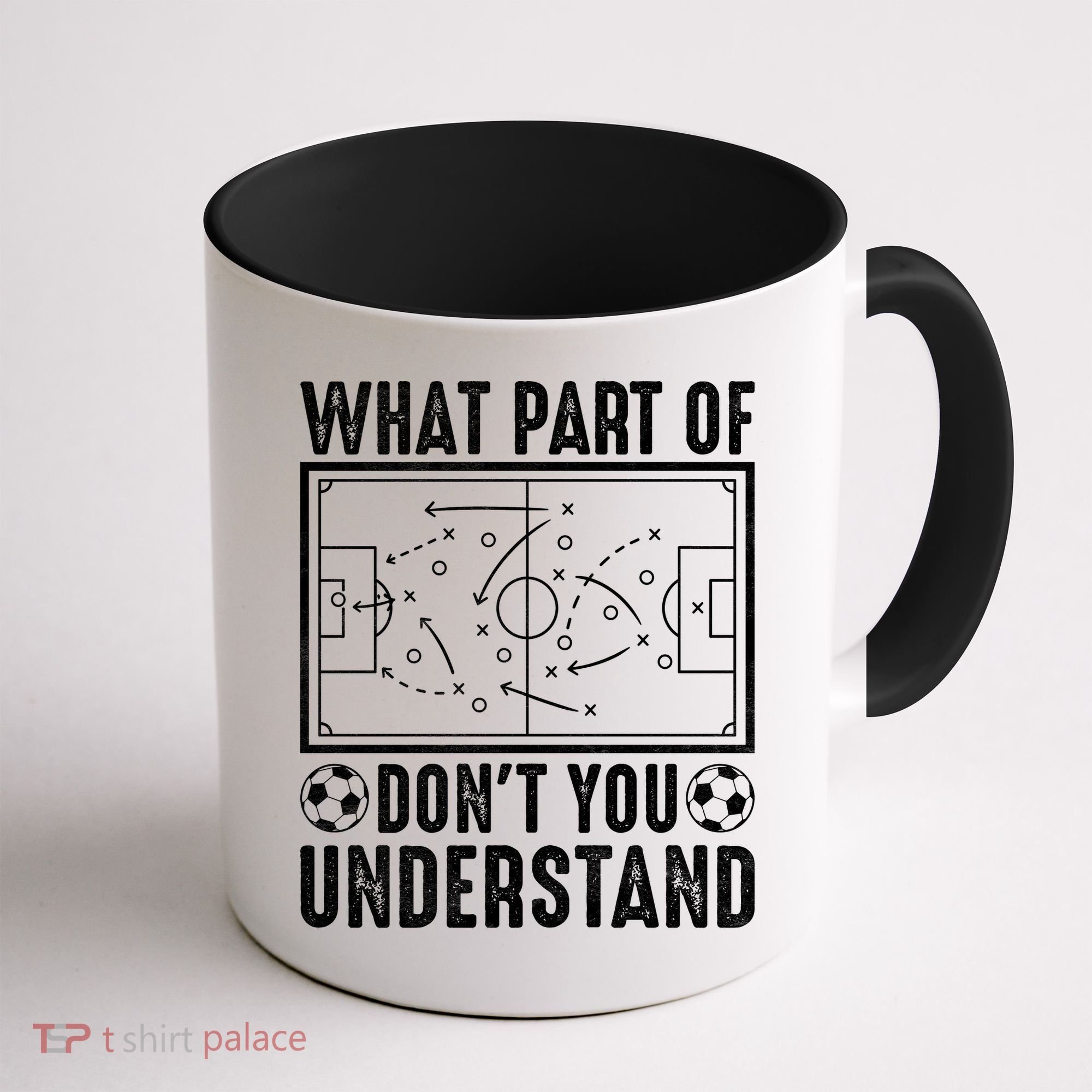Funny Soccer Coach Gift What Part Don't You Understand Coffee Mug