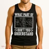 Funny Soccer Coach Gift What Part Don't You Understand Tank Top thumb 3