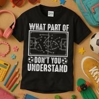Funny Soccer Coach Gift What Part Don't You Understand Kids T-Shirt thumb 3