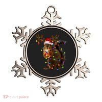 Funny Squirrel Christmas Tree Lights Reindeer Santa Hat Xmas Gift Ornament thumb 0