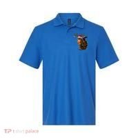 Funny Squirrel Christmas Tree Lights Reindeer Santa Hat Xmas Gift Polo thumb 0
