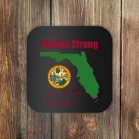 Florida Strong Come Hell Or High Water Coaster thumb 0