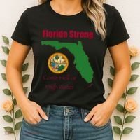 Florida Strong Come Hell Or High Water Women's T-Shirt thumb 2