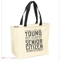 Funny Senior Citizen Reminder Tote Bag thumb 2
