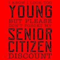 Funny Senior Citizen Reminder Santa Hat thumb 1