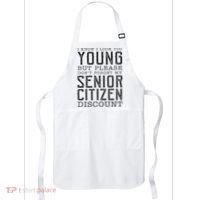 Funny Senior Citizen Reminder Apron thumb 0