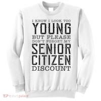 Funny Senior Citizen Reminder Sweatshirt thumb 0