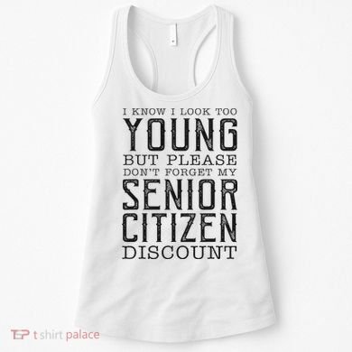 Funny Senior Citizen Reminder Women's Tank Top