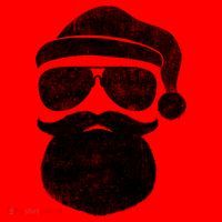 Funny Santa Claus Face Sunglasses With Hat Beard Christmas Santa Hat thumb 1