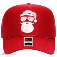 Funny Santa Claus Face Sunglasses With Hat Beard Christmas Hat thumb 0