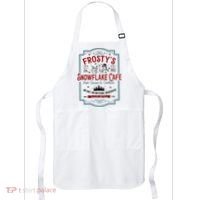 FrostyS Snowflake Cafe With Hot Cocoa And Cookies Christmas Apron thumb 0