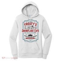 FrostyS Snowflake Cafe With Hot Cocoa And Cookies Christmas Women's Hoodie thumb 0