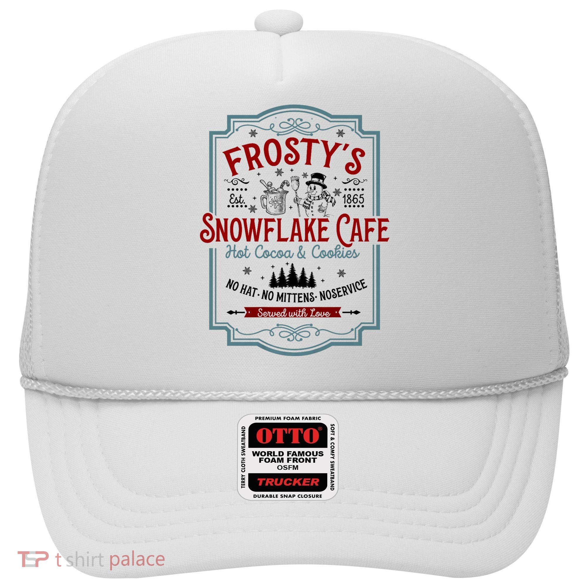 FrostyS Snowflake Cafe With Hot Cocoa And Cookies Christmas Hat