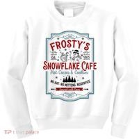 FrostyS Snowflake Cafe With Hot Cocoa And Cookies Christmas Kids Sweatshirt thumb 0