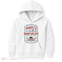 FrostyS Snowflake Cafe With Hot Cocoa And Cookies Christmas Kids Hoodie thumb 0