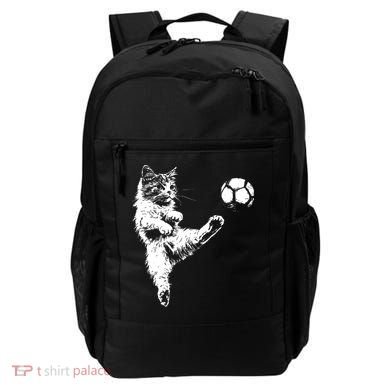 Funny Soccer Cat Backpack