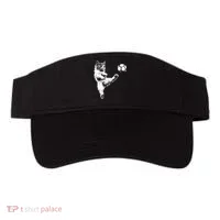 Funny Soccer Cat Visor thumb 0