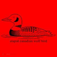 Funny Stupid Canadian Wolf Bird Santa Hat thumb 1