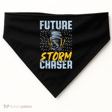 Future Storm Chaser Funny Meteorologist Storm Hunter USA-Made Doggie Bandana