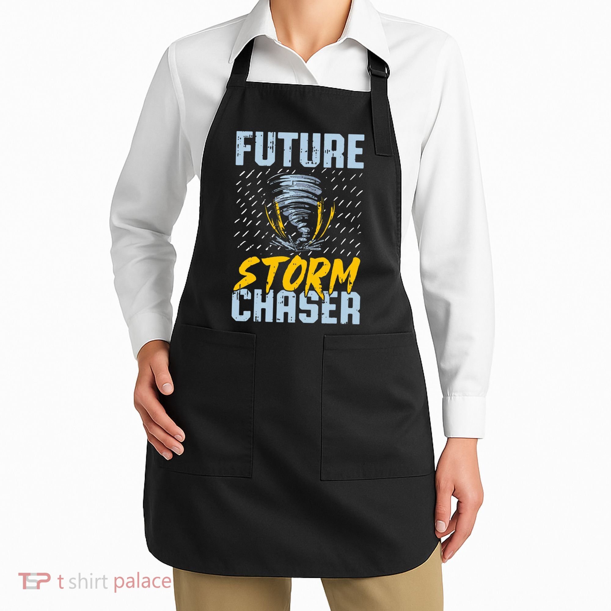 Future Storm Chaser Funny Meteorologist Storm Hunter Apron