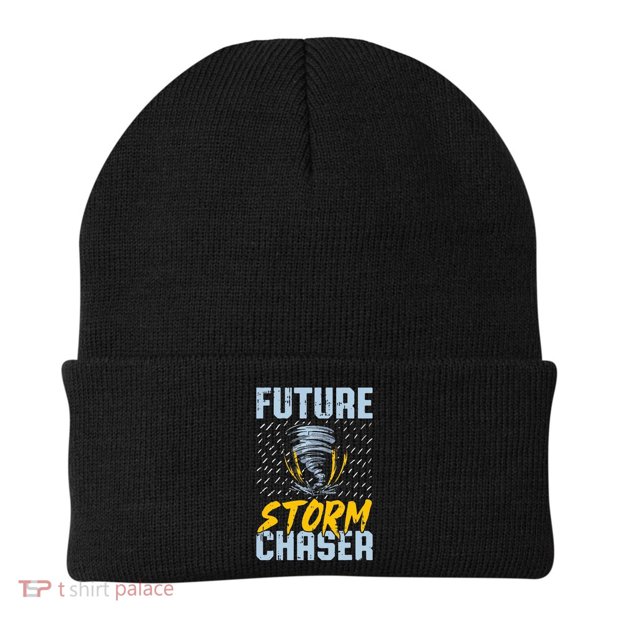 Future Storm Chaser Funny Meteorologist Storm Hunter Beanie
