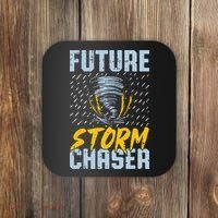 Future Storm Chaser Funny Meteorologist Storm Hunter Coaster thumb 0