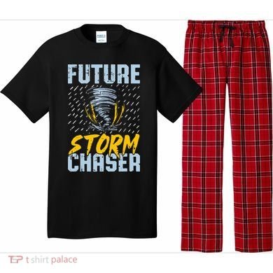 Future Storm Chaser Funny Meteorologist Storm Hunter Pajama Set