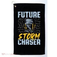 Future Storm Chaser Funny Meteorologist Storm Hunter Golf Towel thumb 0