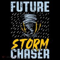 Future Storm Chaser Funny Meteorologist Storm Hunter Visor thumb 3