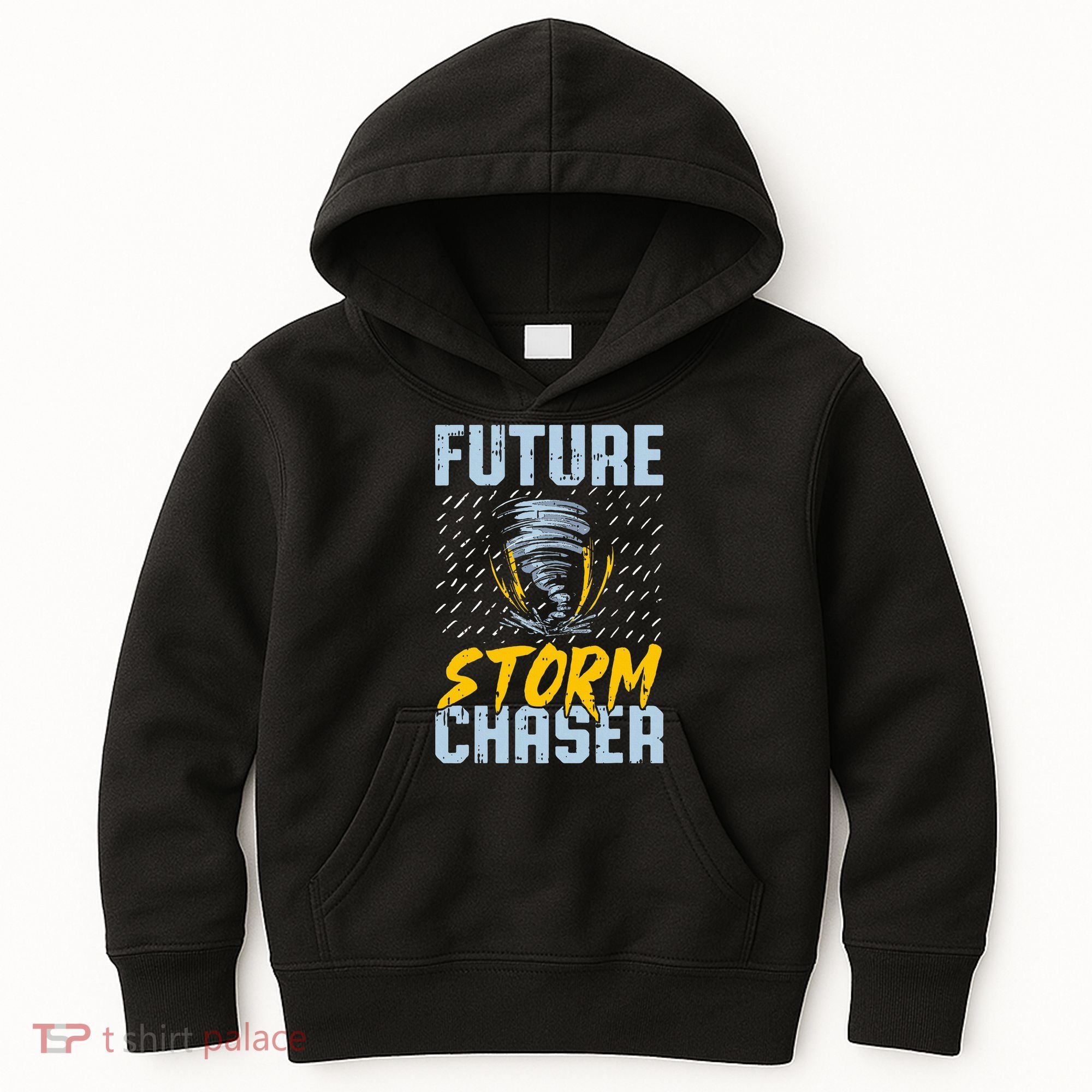 Future Storm Chaser Funny Meteorologist Storm Hunter Kids Hoodie