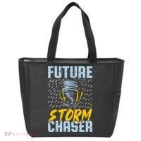Future Storm Chaser Funny Meteorologist Storm Hunter Tote Bag thumb 0