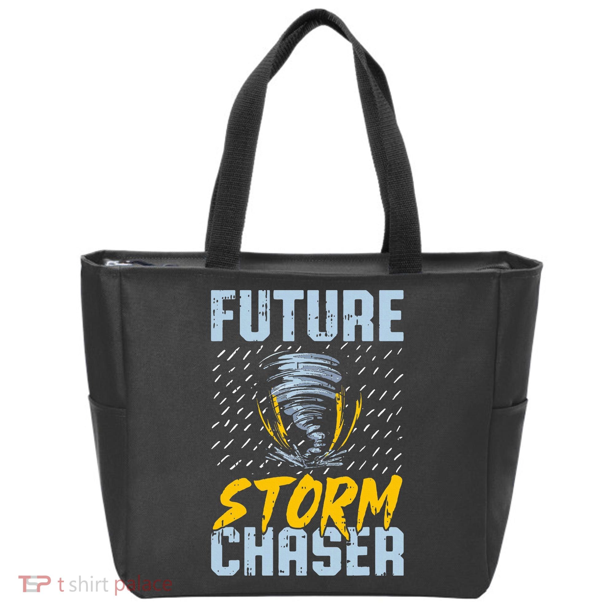 Future Storm Chaser Funny Meteorologist Storm Hunter Tote Bag