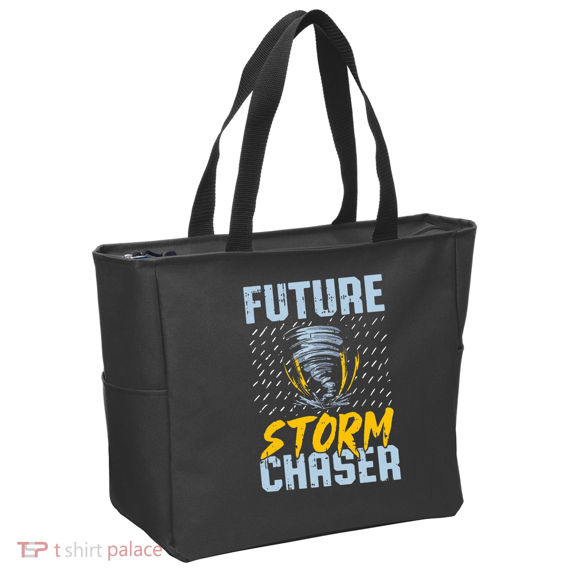 Future Storm Chaser Funny Meteorologist Storm Hunter Tote Bag