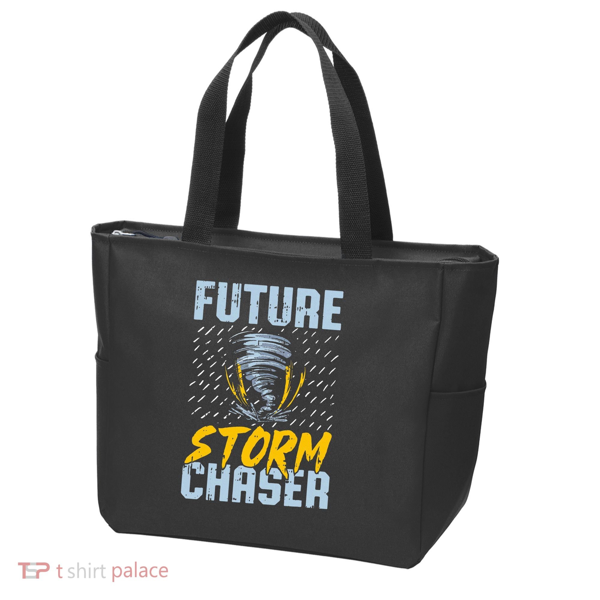 Future Storm Chaser Funny Meteorologist Storm Hunter Tote Bag