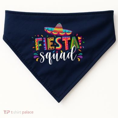 Fiesta Squad Cinco De Mayo Party USA-Made Doggie Bandana