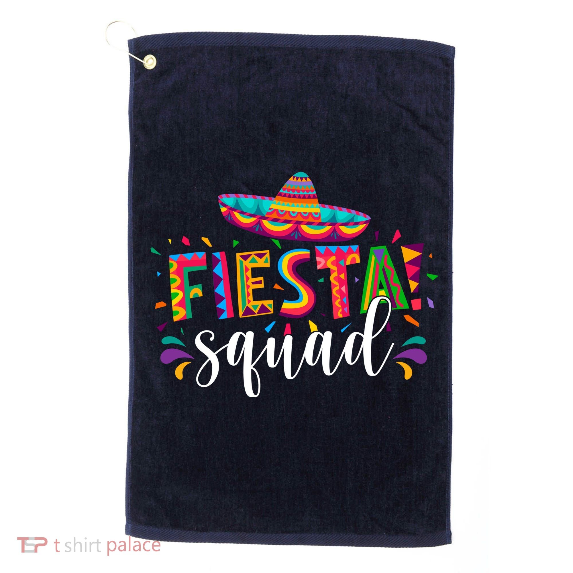 Fiesta Squad Cinco De Mayo Party Golf Towel