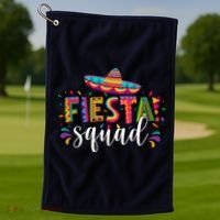 Fiesta Squad Cinco De Mayo Party Golf Towel thumb 1