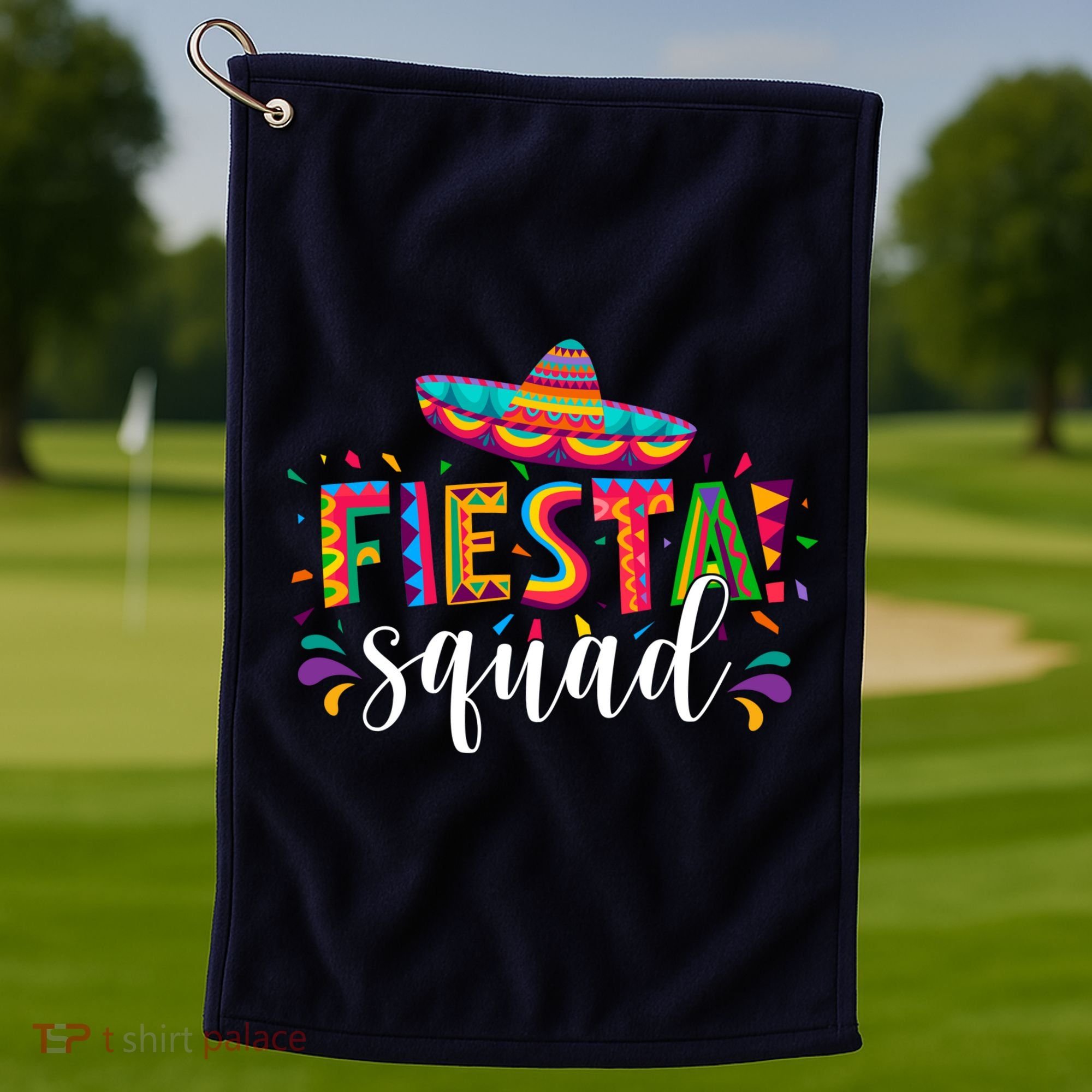Fiesta Squad Cinco De Mayo Party Golf Towel