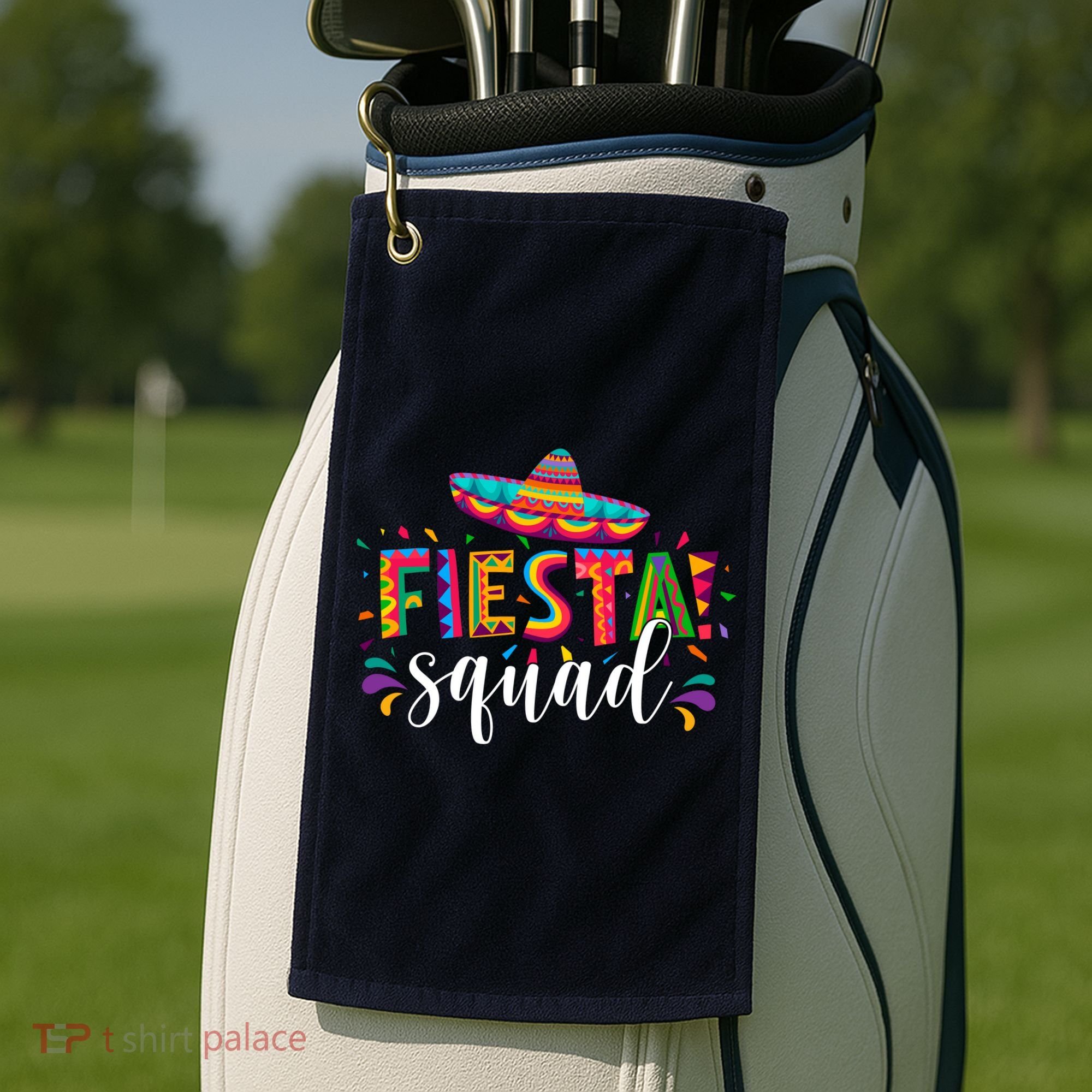 Fiesta Squad Cinco De Mayo Party Golf Towel