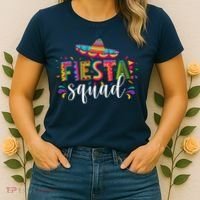 Fiesta Squad Cinco De Mayo Party Women's T-Shirt thumb 2